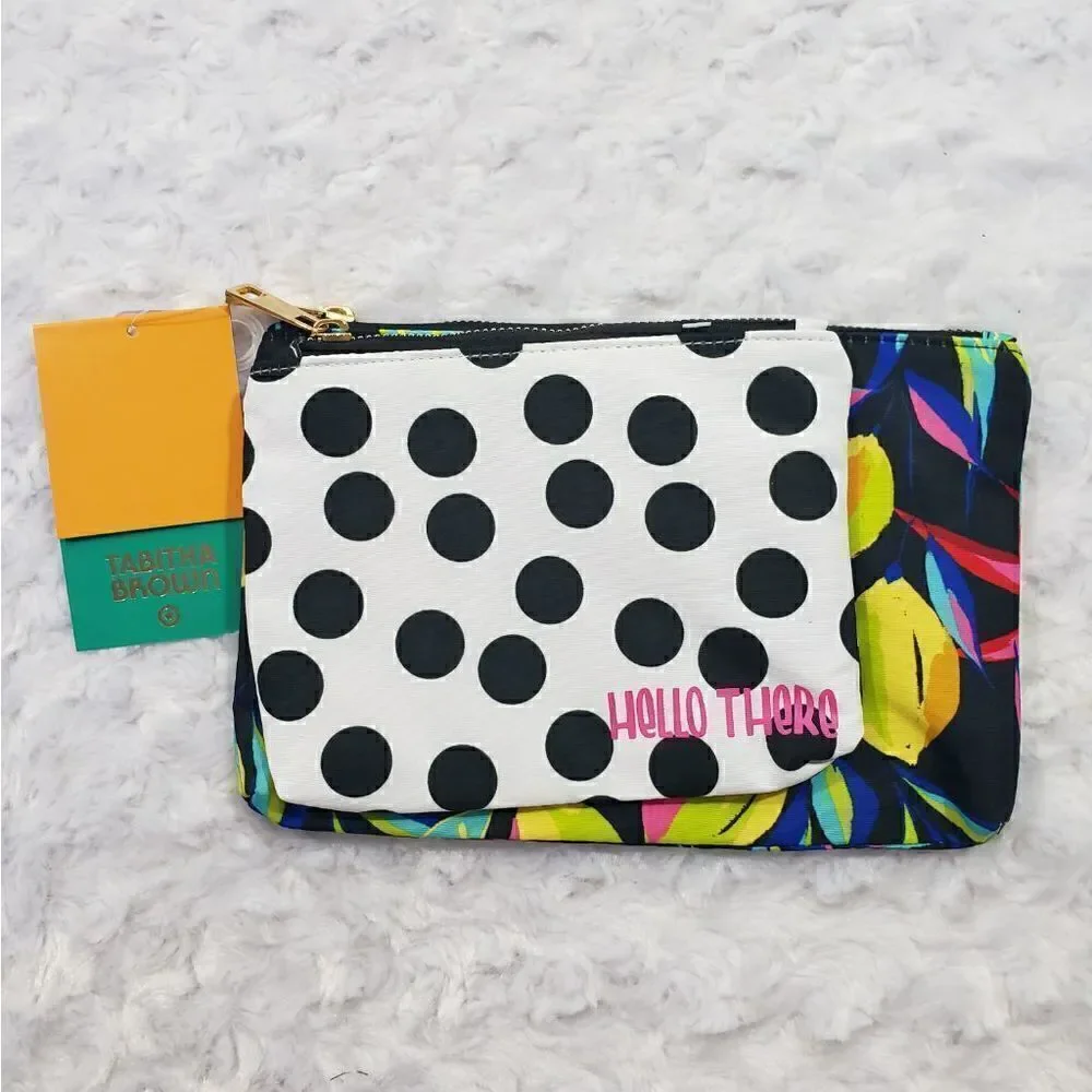 Lemon and Dot Accessory bags Limited Edition Tabitha Brown x Target